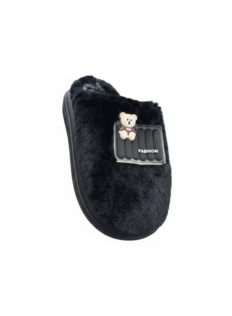 Ultra-Soft Plush Winter Indoor Slippers with Cozy Fur Lining and Anti-Slip Flexible Sole - Image 1